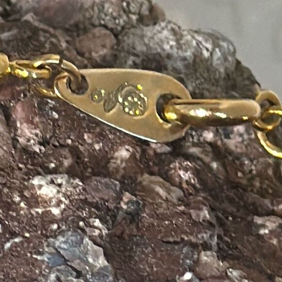 Vintage Gold Tone Oval Link Chain Necklace 24” - Picture 9 of 15